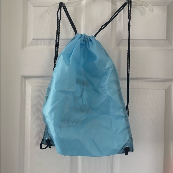 Light Blue Drawstring Backpack - Picture 5 of 5